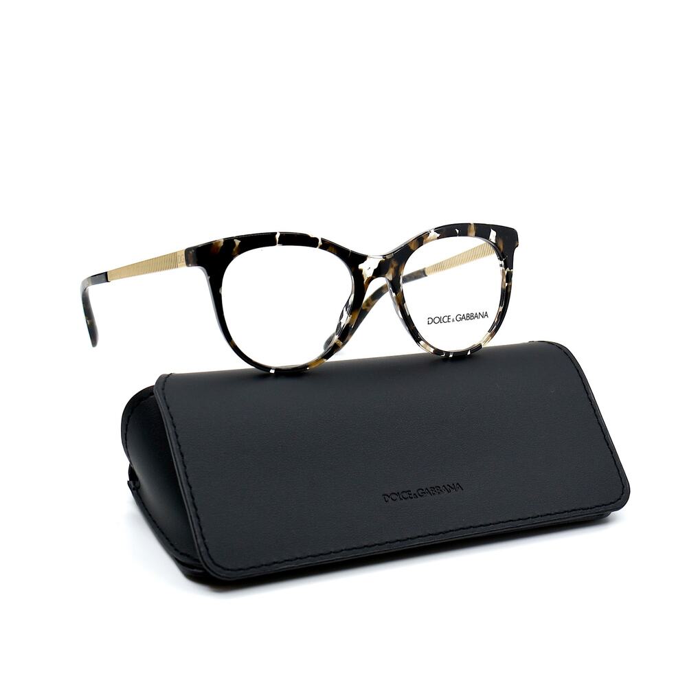 DOLCE&GABBANA DG3316 911 HAVANA CLEAR AUTHENTIC EYEGLASSES FRAME - Picture 4 of 12